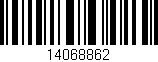 Código de barras (EAN, GTIN, SKU, ISBN): '14068862'