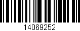Código de barras (EAN, GTIN, SKU, ISBN): '14069252'