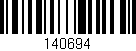 Código de barras (EAN, GTIN, SKU, ISBN): '140694'