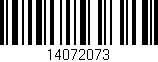 Código de barras (EAN, GTIN, SKU, ISBN): '14072073'