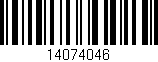 Código de barras (EAN, GTIN, SKU, ISBN): '14074046'