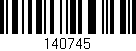 Código de barras (EAN, GTIN, SKU, ISBN): '140745'