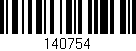 Código de barras (EAN, GTIN, SKU, ISBN): '140754'