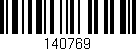 Código de barras (EAN, GTIN, SKU, ISBN): '140769'
