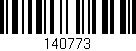 Código de barras (EAN, GTIN, SKU, ISBN): '140773'