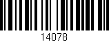 Código de barras (EAN, GTIN, SKU, ISBN): '14078'