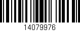 Código de barras (EAN, GTIN, SKU, ISBN): '14079976'
