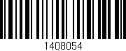 Código de barras (EAN, GTIN, SKU, ISBN): '1408054'