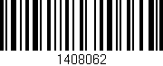 Código de barras (EAN, GTIN, SKU, ISBN): '1408062'