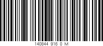 Código de barras (EAN, GTIN, SKU, ISBN): '140844_916_0_M'