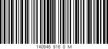Código de barras (EAN, GTIN, SKU, ISBN): '140846_916_0_M'