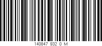 Código de barras (EAN, GTIN, SKU, ISBN): '140847_932_0_M'