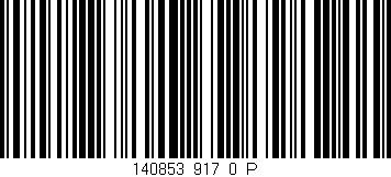 Código de barras (EAN, GTIN, SKU, ISBN): '140853_917_0_P'