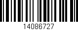 Código de barras (EAN, GTIN, SKU, ISBN): '14086727'