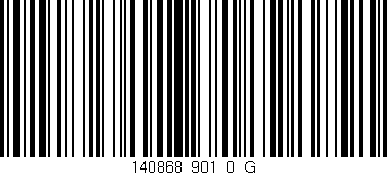 Código de barras (EAN, GTIN, SKU, ISBN): '140868_901_0_G'