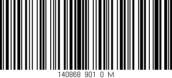 Código de barras (EAN, GTIN, SKU, ISBN): '140868_901_0_M'