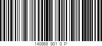 Código de barras (EAN, GTIN, SKU, ISBN): '140868_901_0_P'
