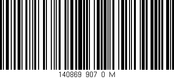 Código de barras (EAN, GTIN, SKU, ISBN): '140869_907_0_M'