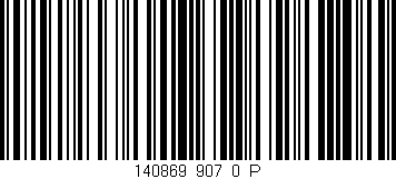 Código de barras (EAN, GTIN, SKU, ISBN): '140869_907_0_P'