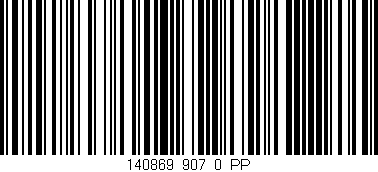 Código de barras (EAN, GTIN, SKU, ISBN): '140869_907_0_PP'