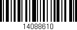 Código de barras (EAN, GTIN, SKU, ISBN): '14088610'
