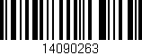 Código de barras (EAN, GTIN, SKU, ISBN): '14090263'