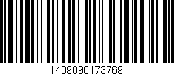 Código de barras (EAN, GTIN, SKU, ISBN): '1409090173769'