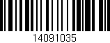 Código de barras (EAN, GTIN, SKU, ISBN): '14091035'