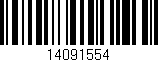 Código de barras (EAN, GTIN, SKU, ISBN): '14091554'