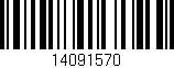Código de barras (EAN, GTIN, SKU, ISBN): '14091570'