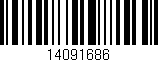 Código de barras (EAN, GTIN, SKU, ISBN): '14091686'