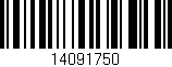 Código de barras (EAN, GTIN, SKU, ISBN): '14091750'