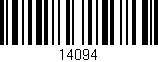 Código de barras (EAN, GTIN, SKU, ISBN): '14094'