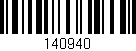 Código de barras (EAN, GTIN, SKU, ISBN): '140940'