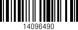 Código de barras (EAN, GTIN, SKU, ISBN): '14096490'