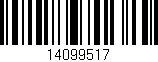 Código de barras (EAN, GTIN, SKU, ISBN): '14099517'