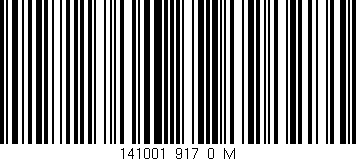 Código de barras (EAN, GTIN, SKU, ISBN): '141001_917_0_M'