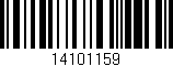 Código de barras (EAN, GTIN, SKU, ISBN): '14101159'