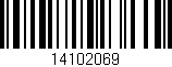 Código de barras (EAN, GTIN, SKU, ISBN): '14102069'