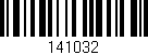 Código de barras (EAN, GTIN, SKU, ISBN): '141032'