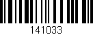 Código de barras (EAN, GTIN, SKU, ISBN): '141033'