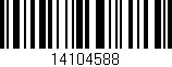 Código de barras (EAN, GTIN, SKU, ISBN): '14104588'
