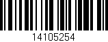 Código de barras (EAN, GTIN, SKU, ISBN): '14105254'