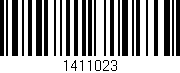 Código de barras (EAN, GTIN, SKU, ISBN): '1411023'