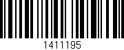 Código de barras (EAN, GTIN, SKU, ISBN): '1411195'