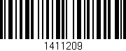 Código de barras (EAN, GTIN, SKU, ISBN): '1411209'