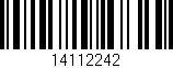 Código de barras (EAN, GTIN, SKU, ISBN): '14112242'