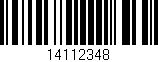 Código de barras (EAN, GTIN, SKU, ISBN): '14112348'