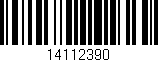 Código de barras (EAN, GTIN, SKU, ISBN): '14112390'