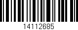 Código de barras (EAN, GTIN, SKU, ISBN): '14112685'